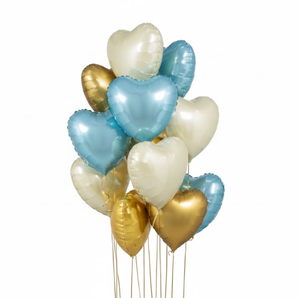 Bunch Bouquet Foil Boy Heart