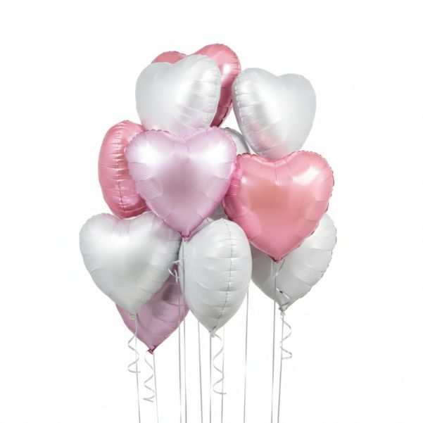 Bunch Bouquet Foil Soft Pink