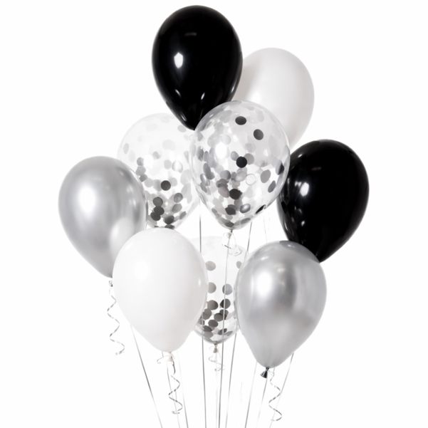 Bouquet Confeti Black & White