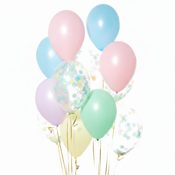 Bouquet Confeti Pastel Suave