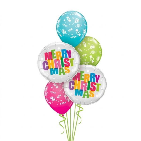 Bouquet Merry Christmas Colors