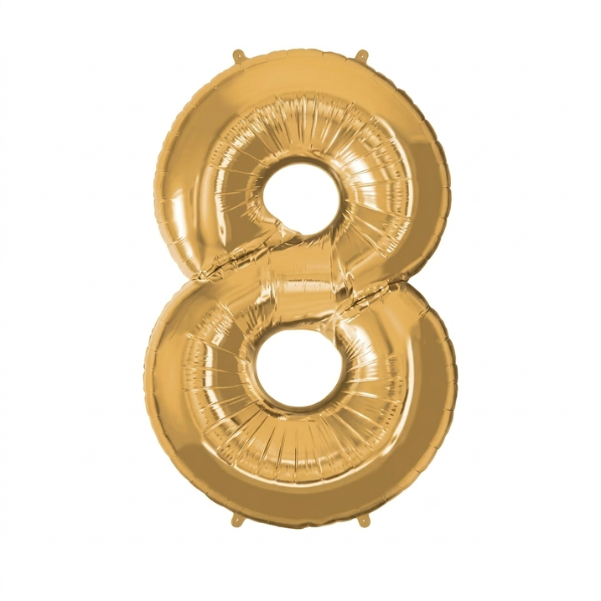 Globo Foil Numero 8